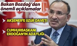 Bakan Bozdağ'dan Erdoğan'ın adaylığına ilişkin açıklama: AYM'ye taşımak beyhude bir çabadır
