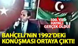 Bahçeli'nin 1992'de yaptığı 'Lider Türkiye' açıklaması gerçek oldu!