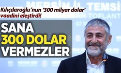Bakan Nebati'den Kılıçdaroğlu'na: Sana 300 dolar vermezler