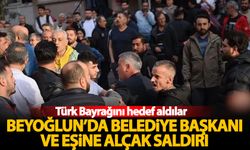 Beyoğlu'nda PKK destekçilerinden Belediye Başkanı'na alçak saldırı