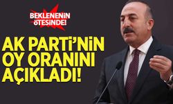 Çavuşoğlu açıkladı: AK Parti'nin oy oranı yüzde 40