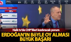 Halk TV'de seçim yorumu:  Erdoğan'ın böyle oy alması büyük başarı