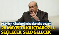 HDP'li Hasip Kaplan: 28 Mayıs'ta Kılıçdaroğlu seçilecek, Selo gelecek