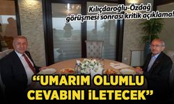 Kılıçdaroğlu-Özdağ görüşmesi sonrası ilk açıklama