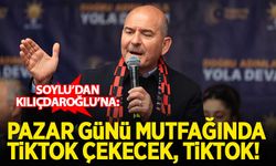 Soylu: Pazar gününden sonra Kılıçdaroğlu mutfağında Tiktok çekecek