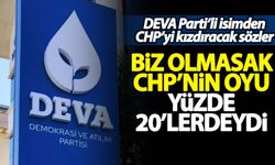 DEVA Partisi'nden CHP'ye: Biz olmasak CHP'nin oyu yüzde 20'lerdeydi