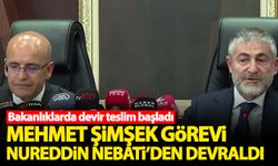 Mehmet Şimşek görevi Nureddin Nebati'den devraldı