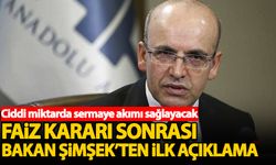 Faiz kararı sonrası Mehmet Şimşek’ten ilk açıklama