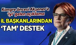 Kongre öncesi il başkanlarından Akşener'e 'tam' destek