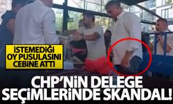 CHP'de delege seçimlerinde skandal! İstemediği oy pusulasını cebine attı