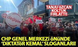CHP Genel Merkezi önünde 'diktatör Kemal' sloganları!