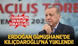 Başkan Erdoğan'dan Gümüşhane'de sert açıklamalar!