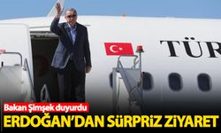 Bakan Şimşek duyurdu! Erdoğan'dan sürpriz ziyaret