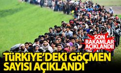 Göç idaresi Türkiye'deki göçmen sayısını açıkladı