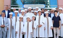 29 öğrenci için Hacı Fatma Kahraman Camii’nde icazet töreni düzenlendi