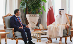 Cumhurbaşkanı Yardımcısı Yılmaz, Katar Emiri ile görüştü