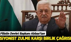 Filistin lideri Abbas'tan 'İsrail'in saldırganlığına karşı birlik' çağrısı