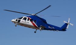 Türk şirkete ait helikopter Susam Adası'na düştü!