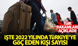 TÜİK açıkladı! İşte 2022'de Türkiye’ye göç eden kişi sayısı