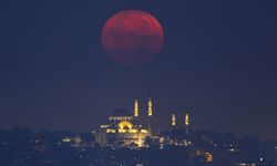 İstanbul'da Süper Ay manzaraları