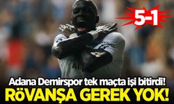 Adana Demirspor gol oldu yağdı!