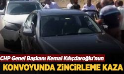 Kılıçdaroğlu'nun konvoyunda zincirleme trafik kazası: 2 yaralı