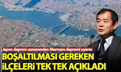 Japon deprem uzmanından Marmara depremi uyarısı! Boşaltılması gereken ilçeleri tek tek açıkladı