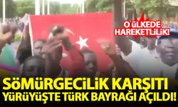 Nijer'de sömürgecilik karşıtı yürüyüşte 'Türk bayrağı' açıldı!
