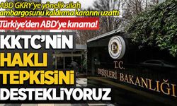 Silah ambargosunu kaldırma kararını uzatmıştı! Türkiye'den ABD'ye kınama mesajı