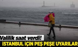 Meteoroloji saat verdi ve açıkladı! İstanbul için peş peşe uyarılar
