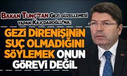 Bakan Tunç'tan Gezi güzellemesi yapan Kılıçdaroğlu'na sert tepki