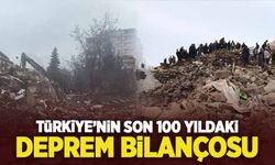 Bakan Özhaseki açıkladı! Kalem kalem Türkiye'nin son 100 yıldaki deprem bilançosu