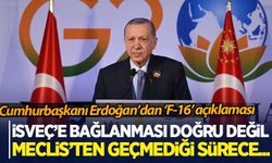 Cumhurbaşkanı Erdoğan'dan Biden görüşmesi sonrası açıklama: F-16'ların İsveç'e bağlanması doğru değil