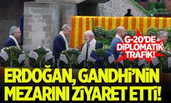 Erdoğan, Gandhi'nin mezarını ziyaret etti