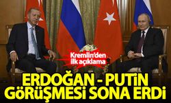 Erdoğan-Putin görüşmesi sona erdi! Kremlin'den açıklama