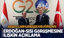 Mısır'dan Erdoğan-Sisi görüşmesine dair açıklama
