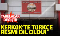 Kerkük'te 'Türkçe' resmi dil oldu