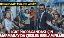 LGBT propagandası için Marmaray'da çekilen reklam filmi! Kim bu izni verdi?