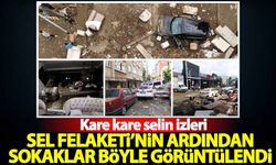 İstanbul'da sel felaketinin ardından sokaklar böyle görüntülendi
