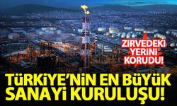 TÜPRAŞ, Türkiye'nin en büyük sanayi kuruluşu unvanını korudu