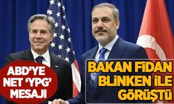 Bakan Fidan, Blinken ile görüştü: 'ABD terör örgütü YPG'yle beraber çalışmaktan vazgeçmeli'