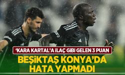 Beşiktaş, zorlu Konya deplasmanında puan bırakmadı