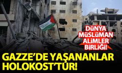 Dünya Müslüman Alimler Birliği: Gazze'de yaşananlar Holokost'tur