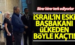 İsrail'in eski başbakanı Ehud Barak ülkeden böyle kaçtı!