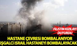 Filistin Kızılayı duyurdu: İsrail hastaneyi bombalayacak