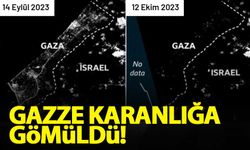 İşgalci İsrail, Gazze'yi karanlığa gömdü