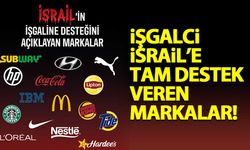 İşgalci İsrail'e tam destek veren markalar!