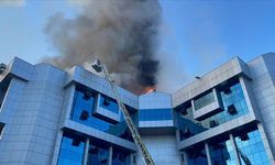 Konya Karatay Belediyesi binasında yangın çıktı