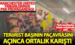 Manchester United tribününde PKK propagandası