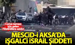 İşgal güçlerinden Mescid-i Aksa'da Filistinlilere saldırı